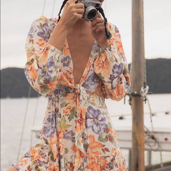 Aster Floral Midi Dress - Picture 4 of 5